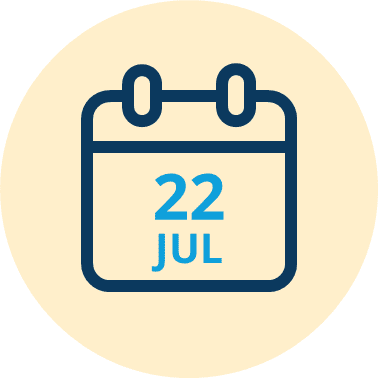 22 July 2026